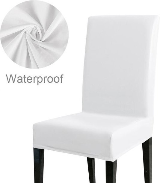 Leorate Wasserdichte Stretch-Stuhlbezüge aus Stoff für Esszimmerstühle, 2er-Set - Bild 1