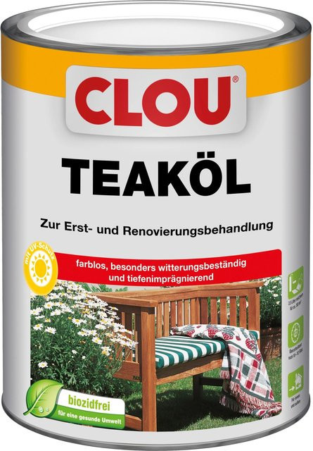 Clou Teaköl Transparent 2,5 l - Bild 1