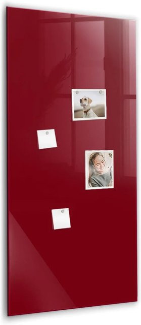 Tulup Glas Magnettafel in Burgunderrot, B/H: 120 x 60 cm - Bild 1
