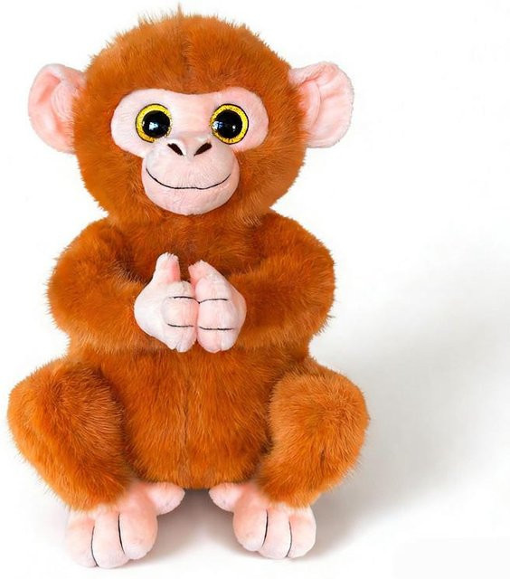 Yiran toy Betender Buddha Affe, Plüschtier, 27cm, ab 14 Jahren - Bild 1