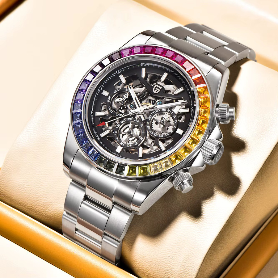 PAGANI DESIGN Chronograph, Automatik, Edelstahl, Bunt, Herren - Bild 4