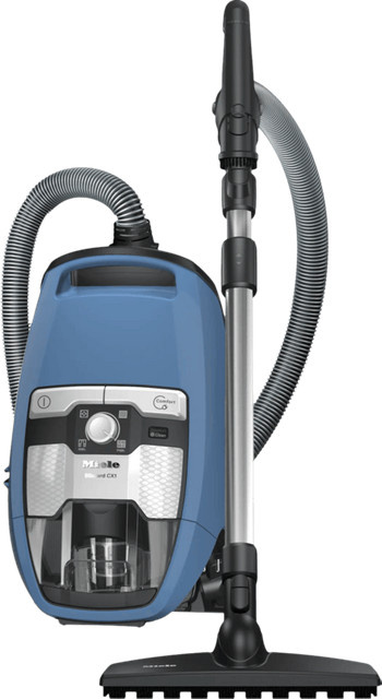Miele Blizzard CX1 Parquet PowerLine Staubsauger ohne Beutel in Techblau mit Parkettdüse - Bild 1