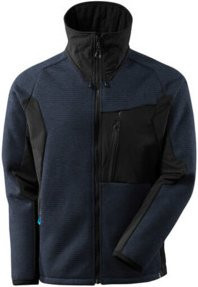 Mascot Strickjacke mit Membran in Dunkelmarine/Schwarz, Größe 4XL - Bild 1