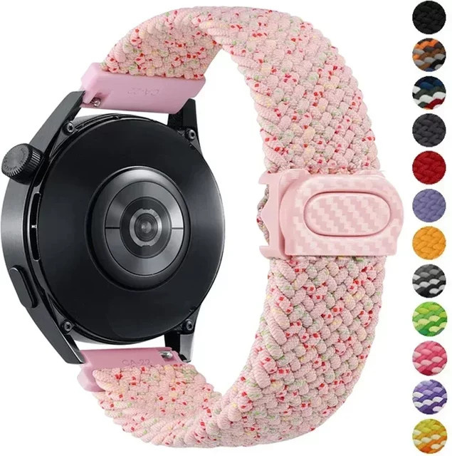 CAOWTAN Uhrenarmband Nylon geflochten, Bunt, Unisex - Bild 1