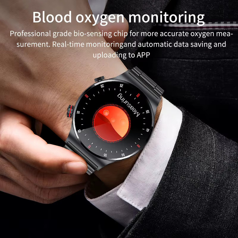 LIGE Smartwatch für Männer mit EKG, PPG, Bluetooth Anruf, NFC und Wasserdichtigkeit in Schwarz oder Grau für iOS und Android - Bild 5