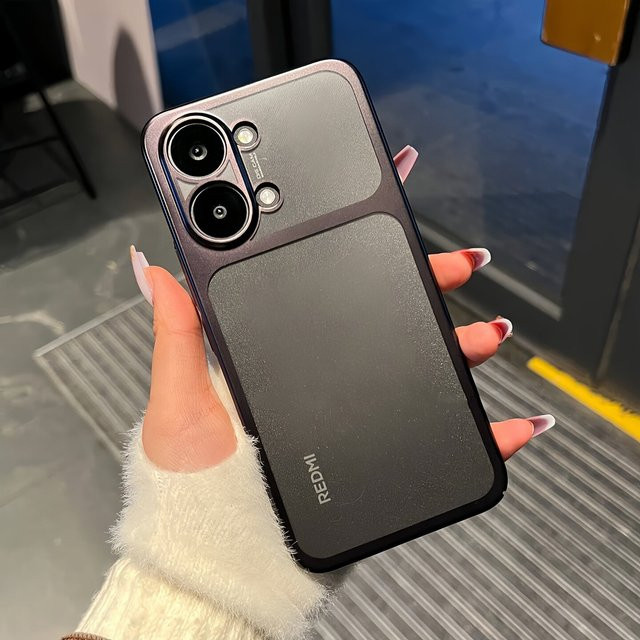 Xiaomi Schutzhülle für Poco X8 Pro und Poco X8 Pro Max, transparent mit silberner galvanisierter Randschale, matt und stoßfest - Bild 1