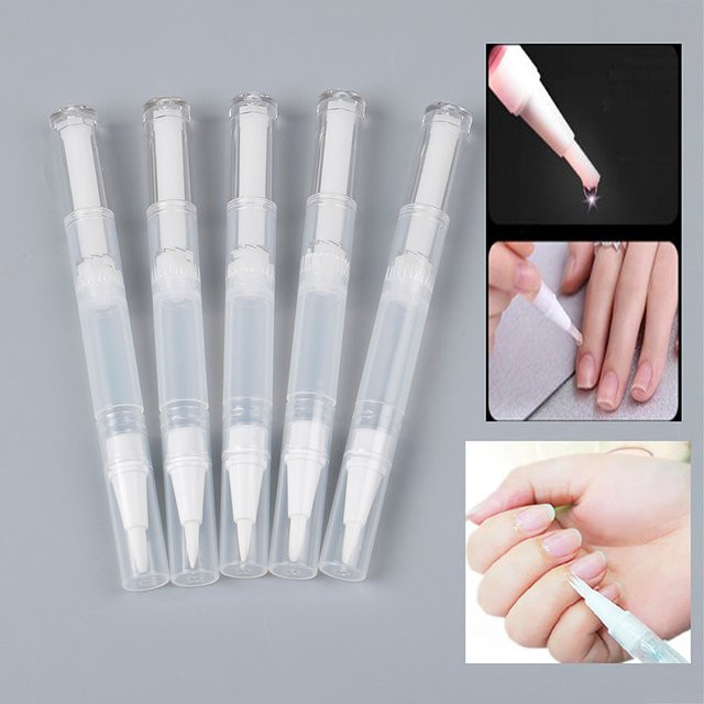 JCSYFAC Nagelöl Stifte, 5 Stück, 3 ml, Transparent, Unisex - Bild 1
