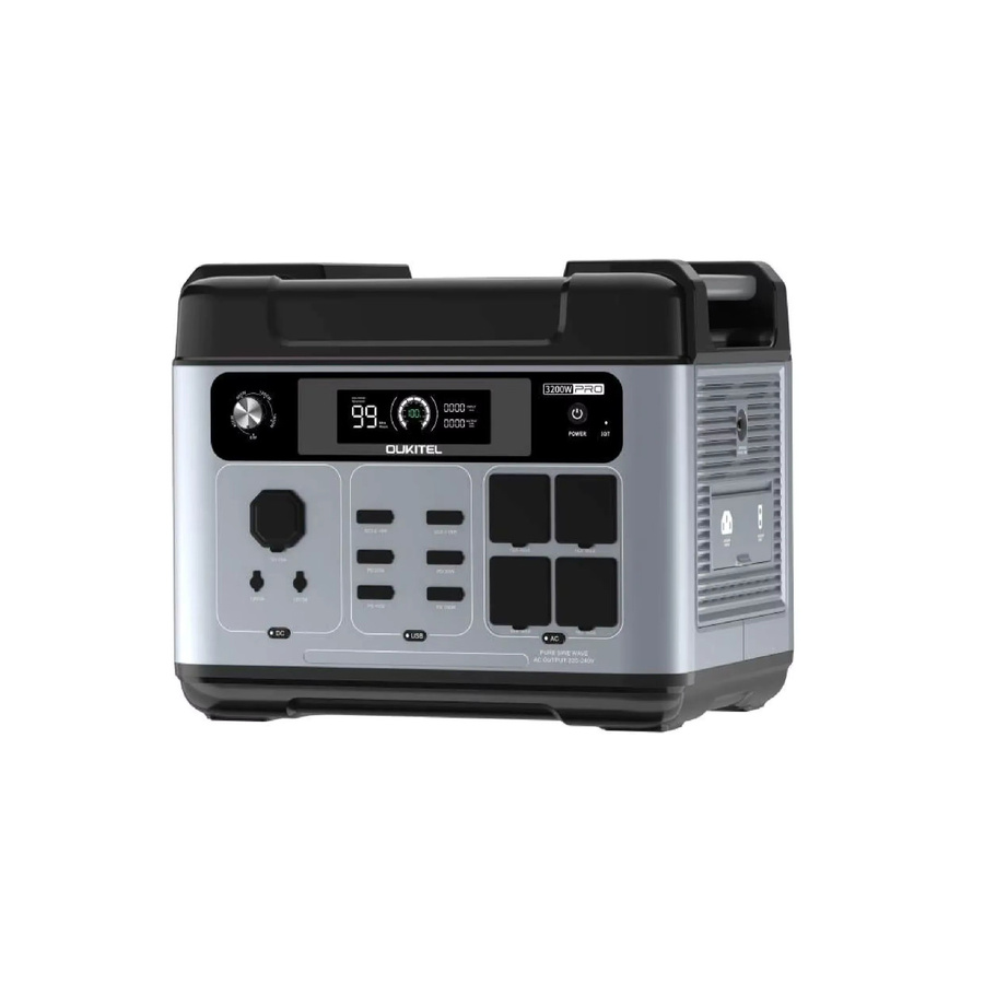OUKITEL P2001E Pro Tragbare Powerstation mit 2048Wh Kapazität und 3200W Ausgangsleistung, LiFePO4 Akku für Outdoor, Camping und Notstromversorgung - Bild 5