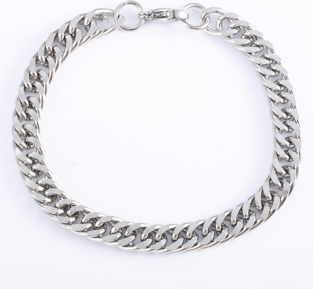 Armband Edelstahl, Silber, Herren, 22cm - Bild 1