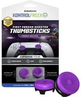 KontrolFreek FPS Performance Thumbsticks Frenzy Edition Analog-Sticks für PlayStation 5 und PlayStation 4 in Purple und Black - Bild 1