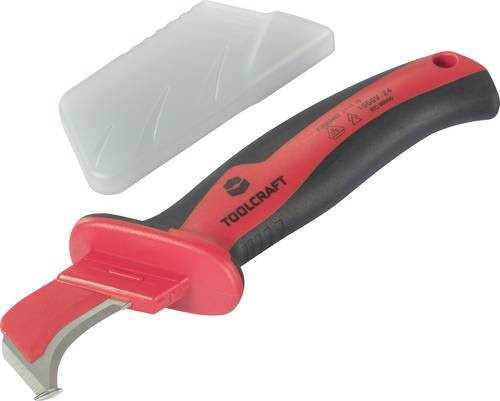 TOOLCRAFT Kabelmesser TO-9625914 VDE DIN EN 60900 für Rundkabel in Rot - Bild 1