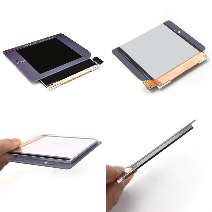 Q5 Laminiertes IPS-LCD-Display FRM Kit mit integriertem OSD-Menü und Hintergrundbeleuchtung für Gameboy GB DMG in Grau - Bild 2