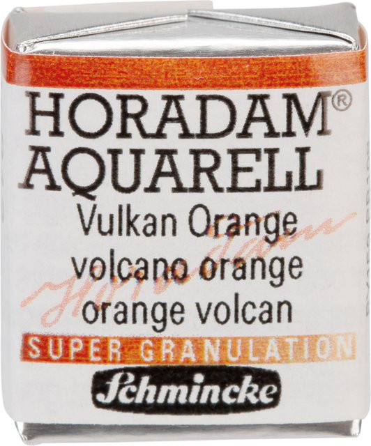 Schmincke HORADAM Aquarellfarbe 1/2 Näpfchen Vulkan Orange - Bild 1
