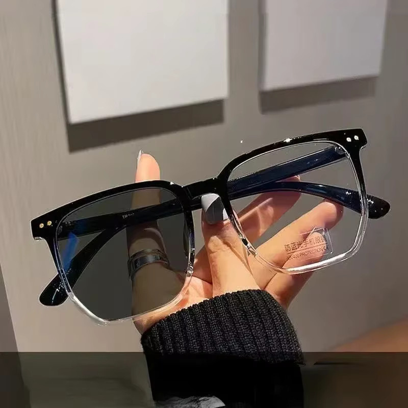 MDOD Korrektionsbrille, Vollrand, Square, Kunststoff, schwarz, grau - Bild 4