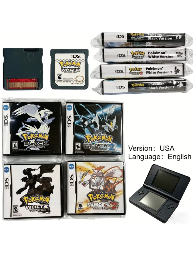 Bandai Pokémon Schwarz und Weiß 1 2 Kombinierte Karte, Video Game, ab 6 Jahren - Bild 4