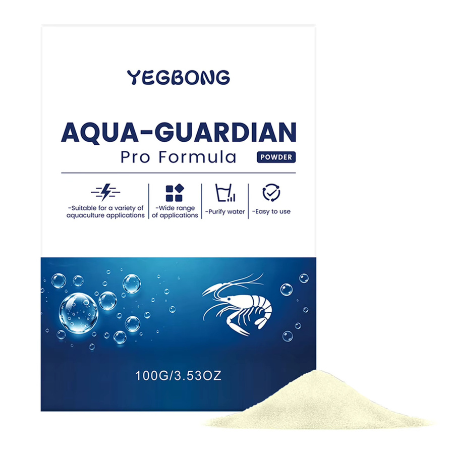 Aqua-Guardian Powder Pro Formulas Langanhaltender Klarer Aquariumreiniger zur Geruchsbeseitigung für Heimaquarien und Teiche in Weiß - Bild 7