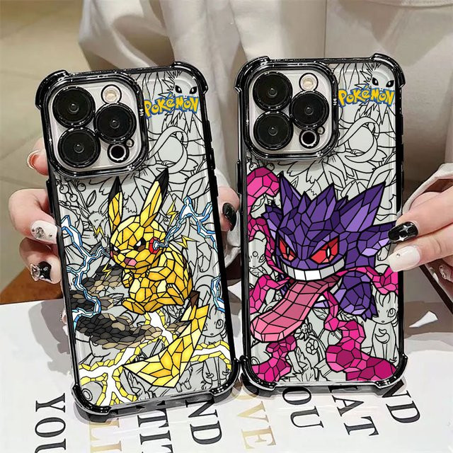 Handyhülle mit Pikachu, Gengar und Pokémon Design für Xiaomi 17T Pro, 15T, 14T, 13, 15, F8 Ultra, Poco X7, F7, X3, X6, F5, M7, M8 Pro Max 5G in Multicolour - Bild 1