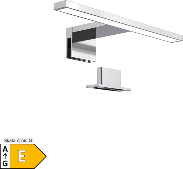 B.K.Licht LED Spiegelleuchte Carina in Chrom und Silber für das Badezimmer - Bild 1