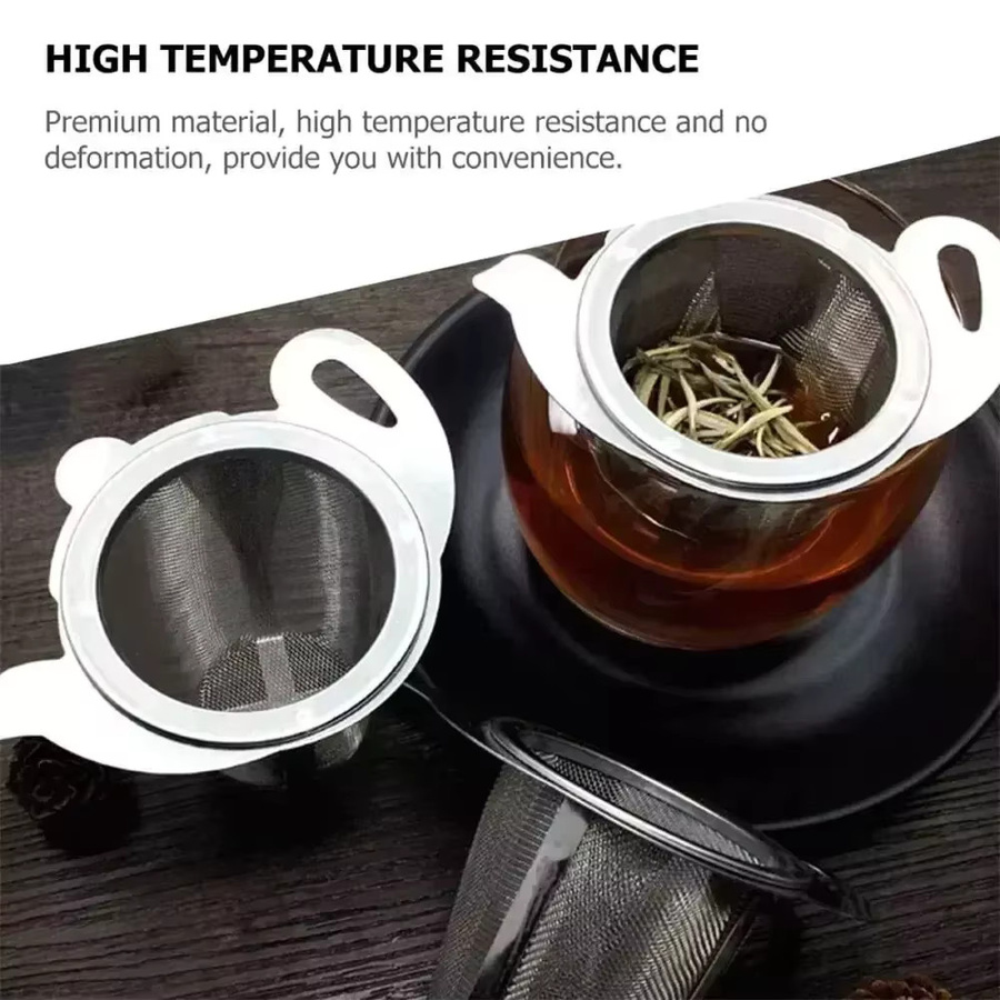 Edelstahl Teefilter in Teekannenform für Tee, Kräuter und Gewürze, Silber - Bild 3