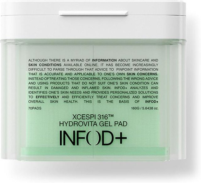 XCESPI 316 Hydrovita Gel-Pad Gesicht, Sanddornwasser, 160g, 70 Stück - Bild 1
