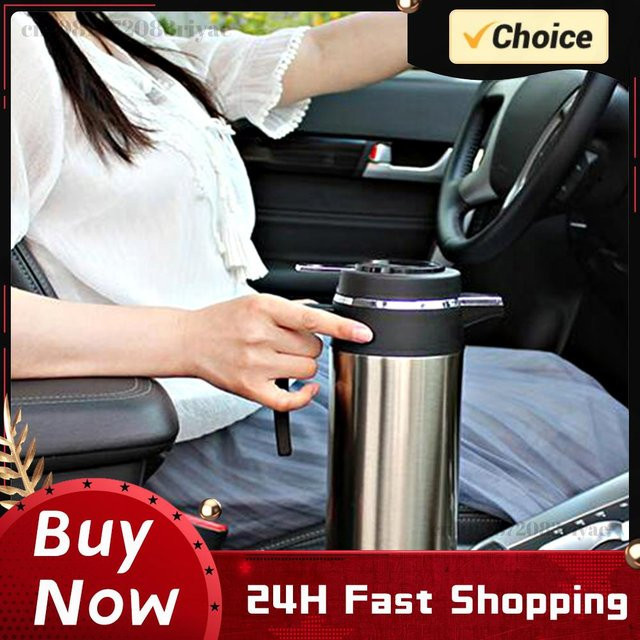ATUOTIN Auto-Wasserkocher mit Sieb, tragbarer Wassererhitzer für 12/24 V, 1200 ml, Edelstahl, mit automatischer Abschaltung - Bild 1
