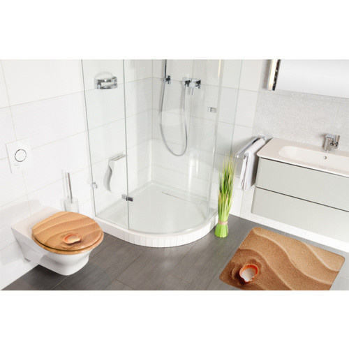 Sanilo Badteppich Clam in Beige, rutschfest und pflegeleicht, B/T: 80 x 50 cm - Bild 2