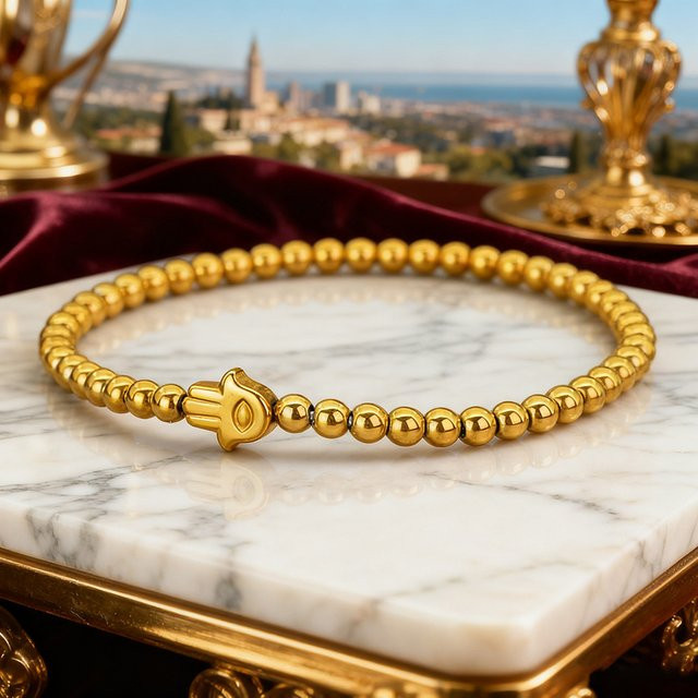diffone Armband, Hämatit, Gold, Herren - Bild 1
