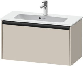 Duravit Waschtischunterschrank Ketho.2 Compact, Farbe Tau matt, 1 Auszug, wandhängend, B/T: 81 x 39 cm - Bild 1