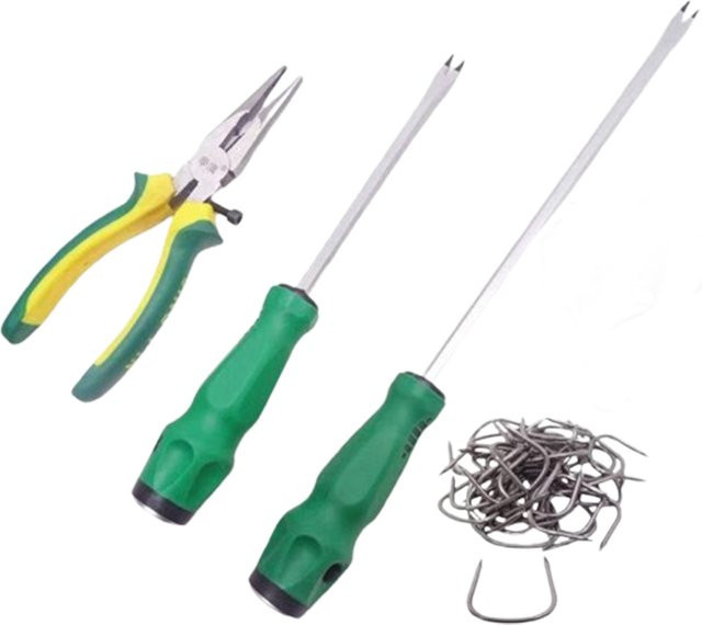 Verstellbare Bekledigungscaliptang und V-förmige Nietentferner-Schraubendreher für Autositze und Möbel in Multicolour, 20 cm (8 inch) - Bild 1