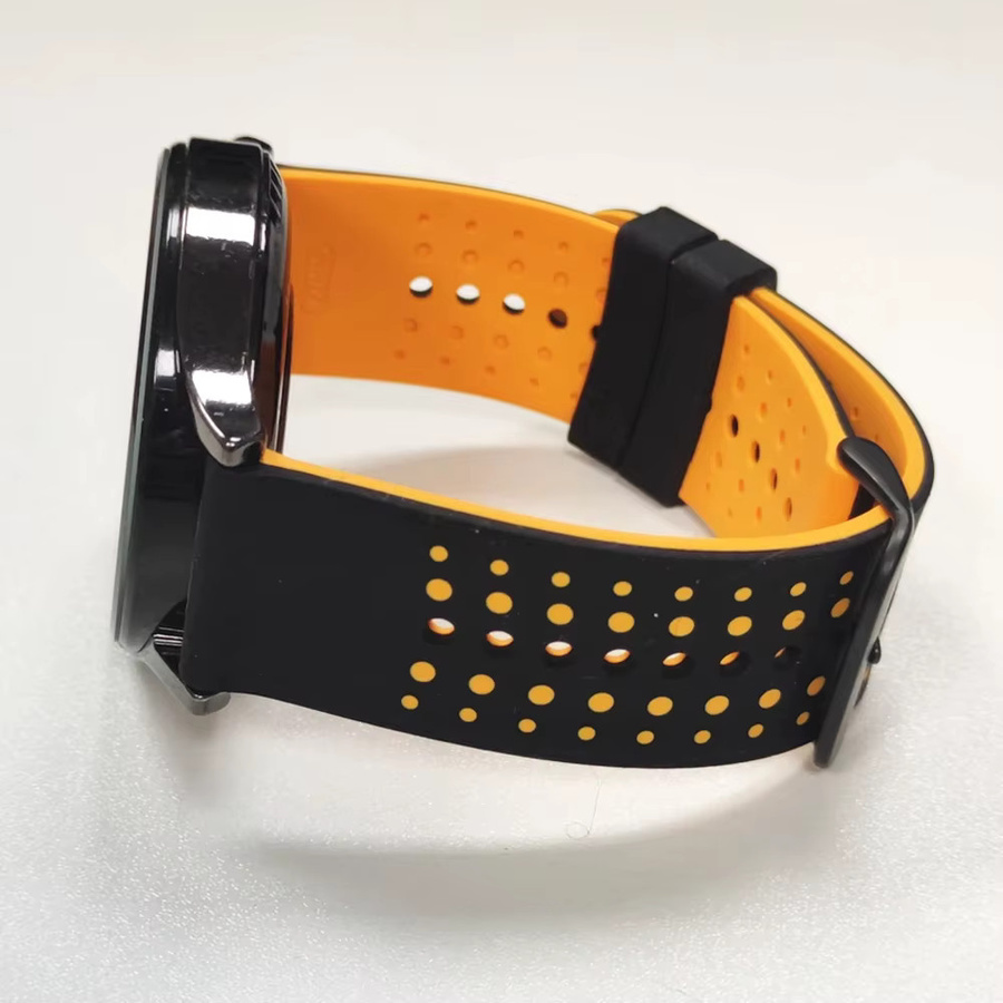 Haylou Uhrenarmband Silikon, 22 mm, Schwarz, Unisex - Bild 2