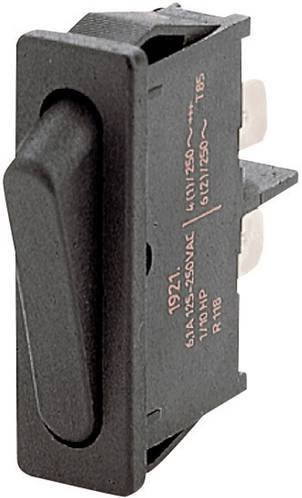 Marquardt 1901.1101 Wippschalter Schwarz 250 V/AC 6A 1 x Aus/Ein rastend - Bild 1