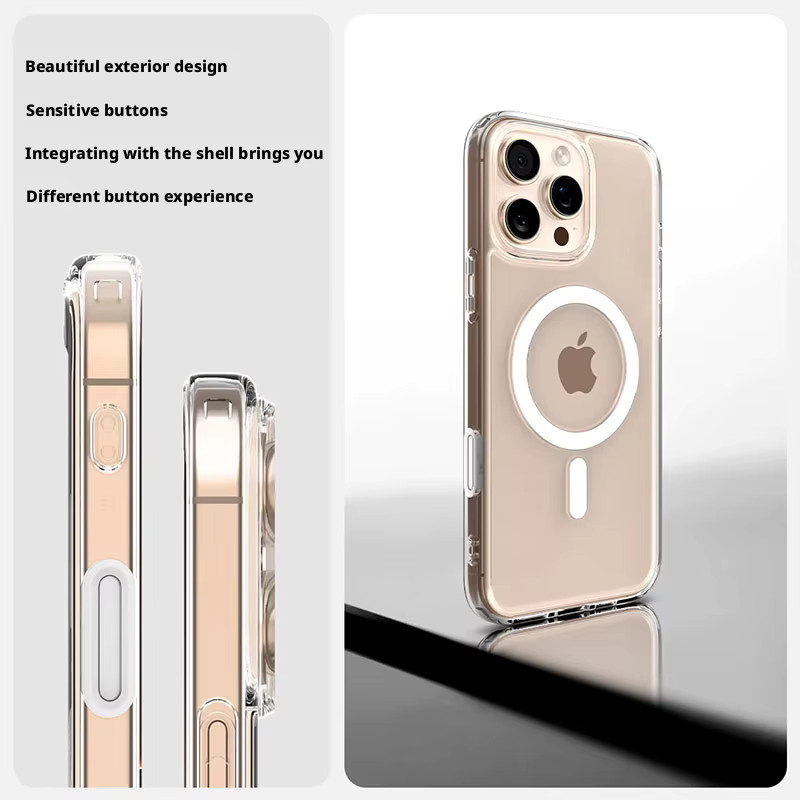 Spigen Ultra Hybrid Magnetische Schutzhülle für iPhone 17 Air, iPhone 17, iPhone 16 Pro Max und iPhone 16 Plus, Transparent - Bild 4
