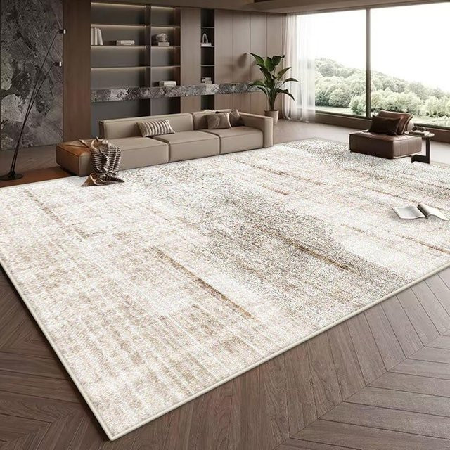 JGJG Teppich in Nordischem Abstrakten Stil, Grau, B/B: 60 x 90 cm, Rutschfest und Waschbar - Bild 1