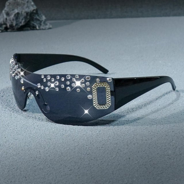 Dote Sonnenbrille, Damen, oval, Vollrand, Kunststoff, grau - Bild 1