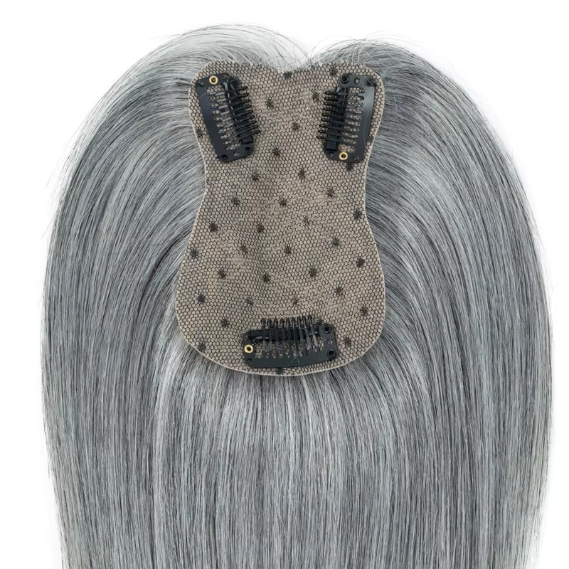 VADES Echthaar-Toupets für Damen, 3D-Haarteile für dünner werdendes Haar - Bild 2