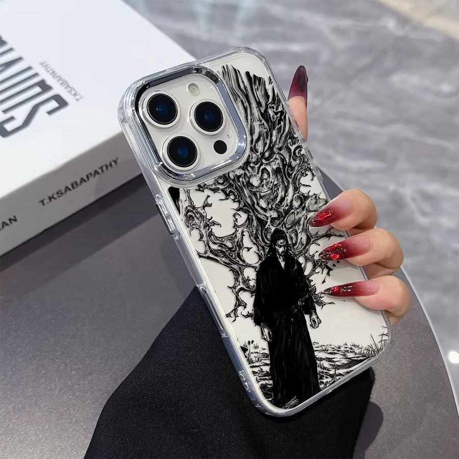 Vagabond Samurai Handyhülle für iPhone 11 bis iPhone 17 Pro Max Softcover Transparent - Bild 4