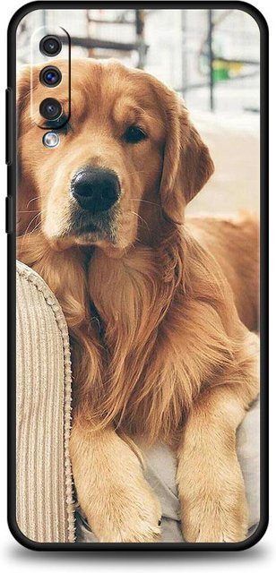 Handyhülle mit Labrador und Golden Retriever Motiv für Samsung Galaxy A-Serie in Schwarz und Multicolour - Bild 1