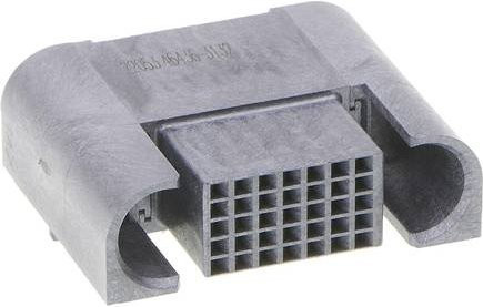 Molex Einbau-Buchsenleiste Standard in Grau - Bild 1
