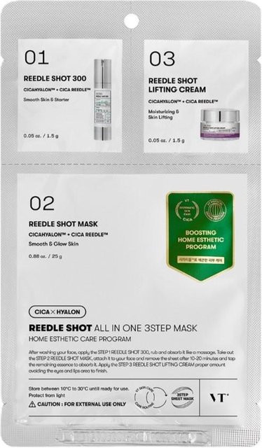 VT Cosmetics Reedle Shot All In One 3-Schritt Maske, Niacinamid - Bild 1