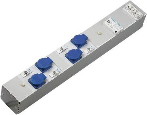 Hager CEE Stromverteiler ZAH005L in Grau - Bild 1