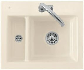 Villeroy & Boch Spüle Subway 60 XM Spülbecken in Weiß mit CeramicPlus Beschichtung - Bild 1