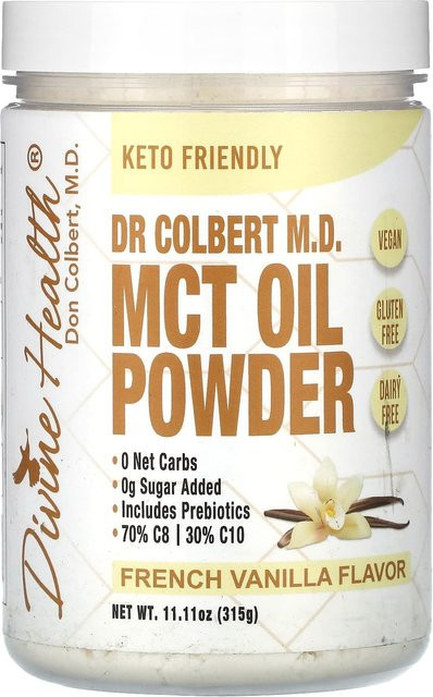 Divine Health Dr. Colbert MCT-Ölpulver Vanillegeschmack 315 g - Bild 1