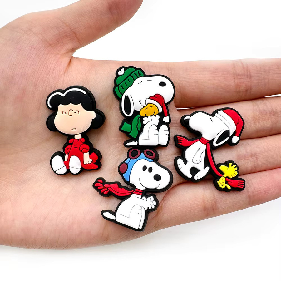Bandai Schuh-Charms, Snoopy, PVC Weichgummi, Anime Cartoon - Bild 4