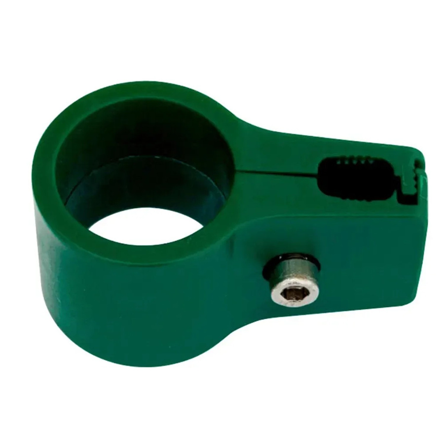 Einfachverbinder aus Kunststoff in Grün, Durchmesser: 34 mm - Bild 2