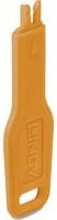 Lindy RJ45-Port-Schloss-Schlüssel in Orange für Ethernet/LAN - Bild 1