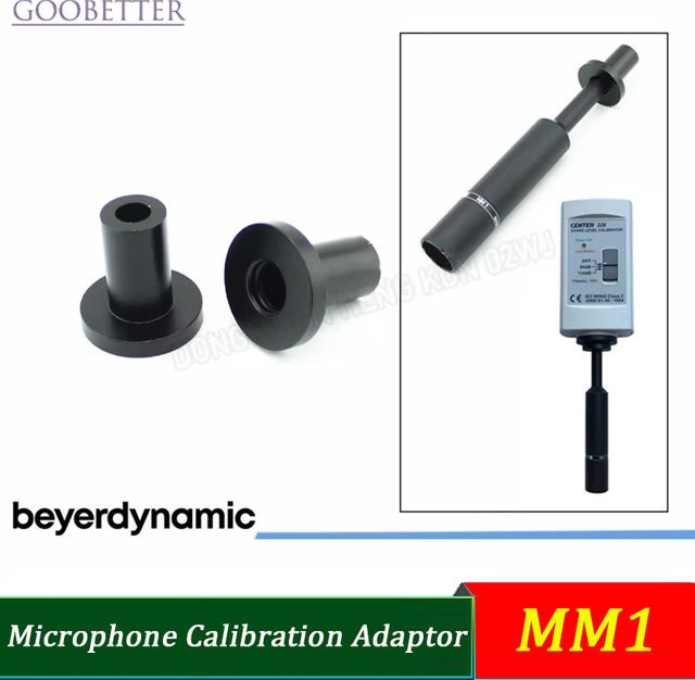 Beyerdynamic Kalibrierungsadapter 9mm auf 1/2 Zoll für MM1 Mikrofon, Kopplungsadapterkopf kompatibel mit R8090 ND-9A SPL, Schwarz - Bild 1