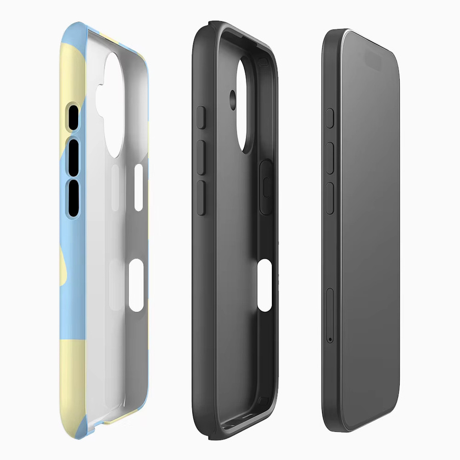 Lemon Wave Magnetische Handyhülle für iPhone 17 16 15 14 13 Pro Max Plus Multicolor Robuste Einzel- und Doppelschicht-Schutzhülle - Bild 1