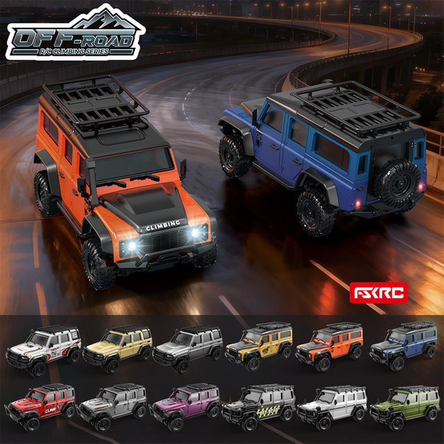FMS Offroad-Auto, ferngesteuert, 1:43, 2-in-1, mit austauschbarer Karosserie - Bild 1