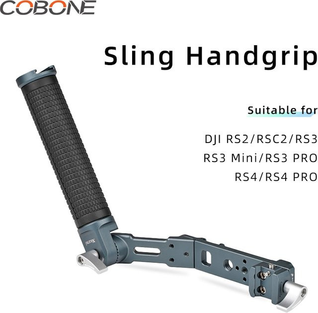 COBONE Verstellbarer Tragegriff mit NATO-Clip für DJI RSC2 RS3 Mini RS3 PRO RS4 PRO Stabilisator Gimbal - Bild 1