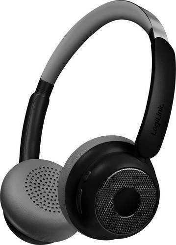 LogiLink BT0072 Over Ear Kopfhörer Bluetooth Schwarz - Bild 1